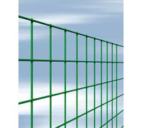 Cavatorta Rete per Recinzione Filo zincato e Plastificato Elettrosaldata maglie 50x75 mm filo 2,5 mm H 180 cm Rotolo 25 mt colore Verde - Esaplax