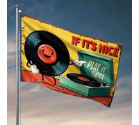 Cave Man Bar If It'S Nice, Play It Twice. Bandiera Mancave Accessori Uomini Decorazione (152 x 244 cm)