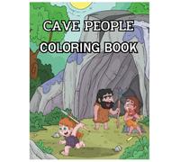 Cave People Coloring Book