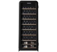 Cavecool Retro Halite - 76 bottiglie - 1 zona - Nero opaco