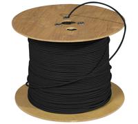 Cavel Cavo Cat. 6 Rigido F/UTP Doppia Guaina PVC+PE in Matassa 200 m Nero