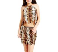 Caveman Costume, Cosplay Outfit, Party Apparel, Masquerade Leopard Print Clothing for Halloween, Themed Gathering, Concert, School Play, Stage Show, Birthday, Carnival, Festival, Celebration Event