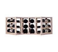 Caverack Mezzo modulo angolare - 12 bottiglie - Pino