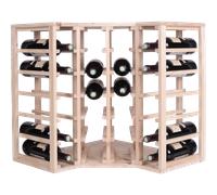 Caverack Modulo angolare - 24 bottiglie - Pino