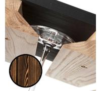 Caverack Portabicchieri - Pino bruciato