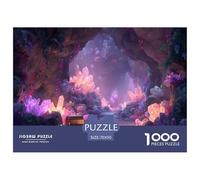 Caverna di Cristallo Twilight Puzzle Per Bambini PrincipiAnti 12+, Natural Paesaggio Cartone Resistente, Sviluppo Cognitivo, Ocio InfAntile, Regalo Bello 70x50cm/1000pcs