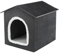 Caverna Livia 50 × 50 × 54 cm grigio scuro/bianco