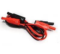 Cavetti PeakTech 7030 per multimetri e alimentatori da laboratorio, cavetti da 130 cm con spine a banana isolate come accessori per strumenti di misura, cavo da 4 mm con spina da laboratorio