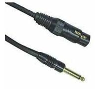 CAVETTO a-LIFE SP. MONO 6,3mm - PR. CANNON 20,0 mt D.6,0mm, NERO CONTATTI DORAT