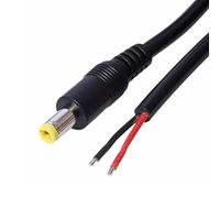 Cavetto DC DC5525 5,5 x 2 5 mm maschio maschio cavo di alimentazione aperto per telecamera di sorveglianza DVR LED striscia