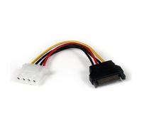 ST LP4SATAFM6IN - 15 pin SATA su LP4, 15 cm, nero/rosso/giallo