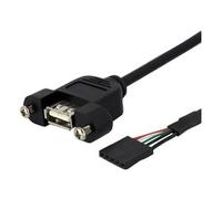 Cavetto interno Usb a collettore Motherboard Black 0,3m USBPNLAFHD1