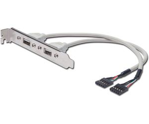 Cavetto Slot USB 2.0 2x 5pin - Manhattan ICOC SLOT-USB