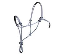 Cavezza in Corda Annodate Addestramento del Cavallo per Parelli Metodo Etologico (Draft, Grigio)