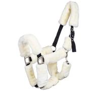 Cavezza in nylon per cavalli con inserti in morbida lana ecologica Supreme