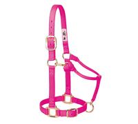 Cavezza per cavallo Weaver Leather Original regolabile in nylon WeanlingPony Diva Rosa