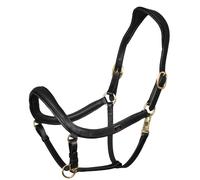 Cavezza svedese in cuoio con nasalina e sovracapo imbottiti Supreme