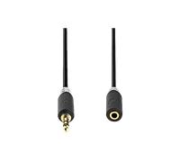 Cavo audio Nedis CABW22050AT30 3,5mm M/F 3m connettori oro antracite