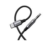 UGREEN Cavo Audio USB C a 3.5mm in Nylon, Cavo USB C a Jack Audio Aux per Cuffia Echo DOT Auto Macchina, Cavo Cuffie Tipo C Jack Compatible con Xiaomi 13 12 Mi11 Mi11t Mi11 Lite, Oppo Find X (1M)