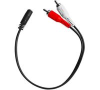 Cavo audio Jack 3,5 mm femmina a 2 RCA maschio