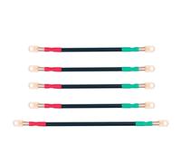 Cavi Batteria Golf Cart 4AWG Rame Puro Set 5 36V 48V 255mm 330mm Nero