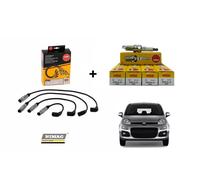 4746 Kit cavi candele adatto a Fiat Punto-Grande Punto 1.2-1.4 (MARCA-NGK)..