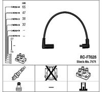CAVI CANDELA ACCENSIONE NGK 7171 RC-FT628