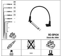 CAVI CANDELA ACCENSIONE NGK 804 RC-OP434