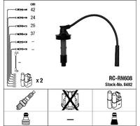 Set di cavi d'accensione NGK 8492
