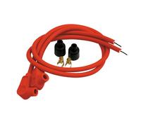 Cavi candela universali spiro-pro da 8 mm rosso per l'uso con le bobine di tipo
