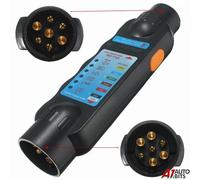 Cavi Circuit Luce Test Strumento Rimorchio Presa Tester 7Pin 12V Barra Caravan