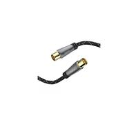 Hama Cavo antenna 7205072 – Coassiale maschio-femmina 5 m 120 dB Nero