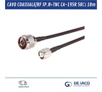 Cavi coassiali/RF, da spina tipo N a spina TNC, CA-195R, 50 ohm, da 10mt
