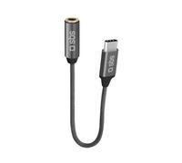 SBS Adattatore TEADAPTJACKTYCK Type‑C maschio a Jack 3,5 mm femmina, 15 cm, Nero