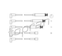 Cavi di accensione 202 515 TOPRAN per OPEL KADETT E Hatchback KADETT E ASCONA C