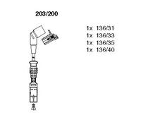 Cavi di accensione 203/200 BREMI per BMW 5 Touring 3 Touring 3 Cabriolet 3