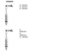 BREMI Kit cavi accensione per MERCEDES-BENZ VW 229AB200
