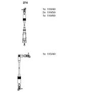 Cavi di accensione 274 BREMI per AUDI 80 B2 Tre volumi 80 B3 Tre volumi COUPE B3