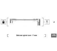 Cavi di accensione 941095680607 MAGNETI MARELLI per FIAT SEICENTO / 600