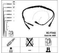 Cavi di accensione Cavo d'accensione a resistenza 0689 NGK per FIAT 126