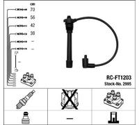 Kit 4 Cavi Accensione Candela NGK 2995 Fiat Punto 188 Lancia Y 1.2 188A5.000
