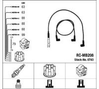 NGK 0743 Kit cavi candele