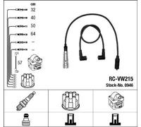 NGK 0946 Kit cavi candele