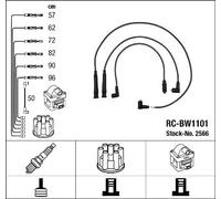 NGK 2566 Kit cavi candele