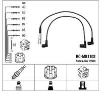 NGK Kit cavi candele 2580 RC-MB1102 – compatibile con Mercedes‑Benz Classe G, SL 280