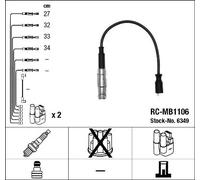 Set di cavi d'accensione NGK 6349
