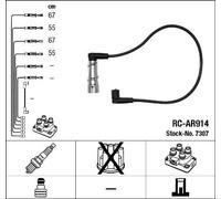 NGK 7307 Kit cavi candele