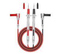Cavi di Multimetro 1000v 20a, Puntali Angolati | Accessori per Misurazione, Silicone e Acciaio Inossidabile, Alta Conduttività, Uso Professionale