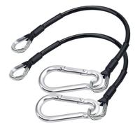 Cavi di prolunga di ricambio da 25,4 cm di lunghezza, compatibili con Bowflex Home Gym Machine Accessori per LAT/tricipiti Pull Down e Leg Extension Machine (1 paio) - Estendi l'angolo di allenamento