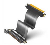 Cavi di Prolunga PCIE 4.0, Cavi Riser GPU, Adattatori per Porte di Prolunga per Cavi Flessibili PCIE 16X, Schermato EMI e Connettore a 180°, per Tutte Le GPU di Quarta Gen,
